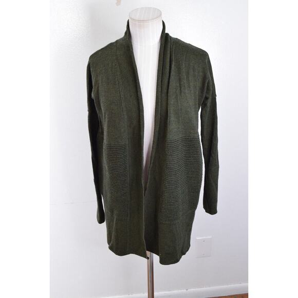 Lululemon Women’s 2 or 4 Sit In Lotus Wrap II Merino Wool Sweater Open Cardigan - Picture 1 of 4